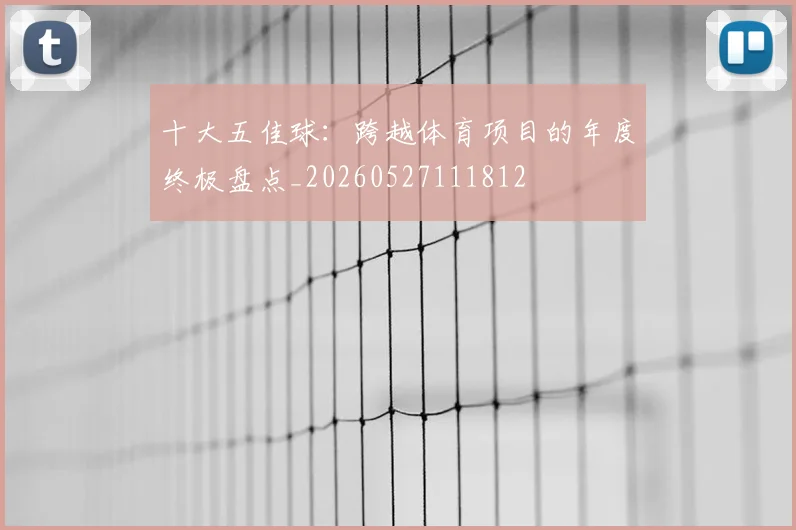 十大五佳球:跨越体育项目的年度终极盘点_20260527111812